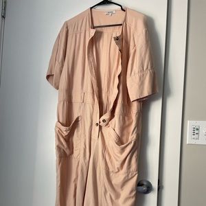 Madewell Top-Stitched Coverall Jumpsuit